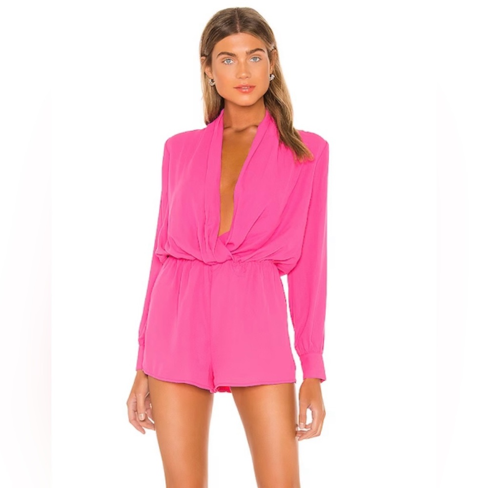 Drape Neck Romper
